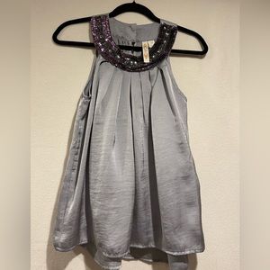 Beautiful Top embellished with purple sequins